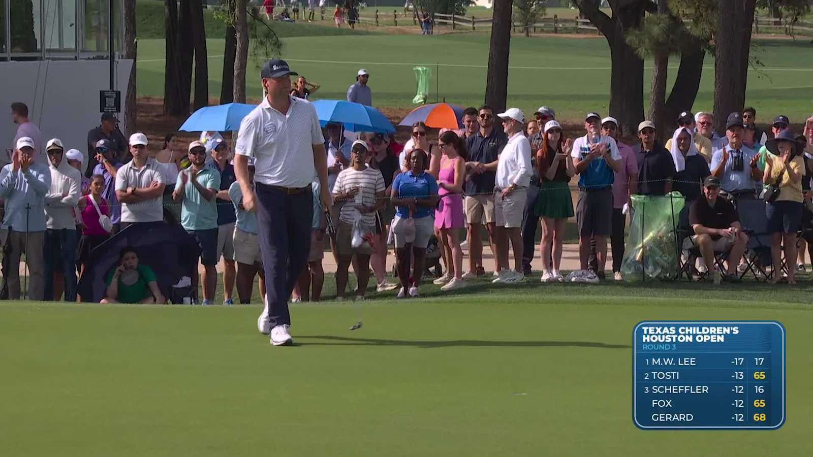 Trey Mullinax closes out Saturday with birdie at Houston Open