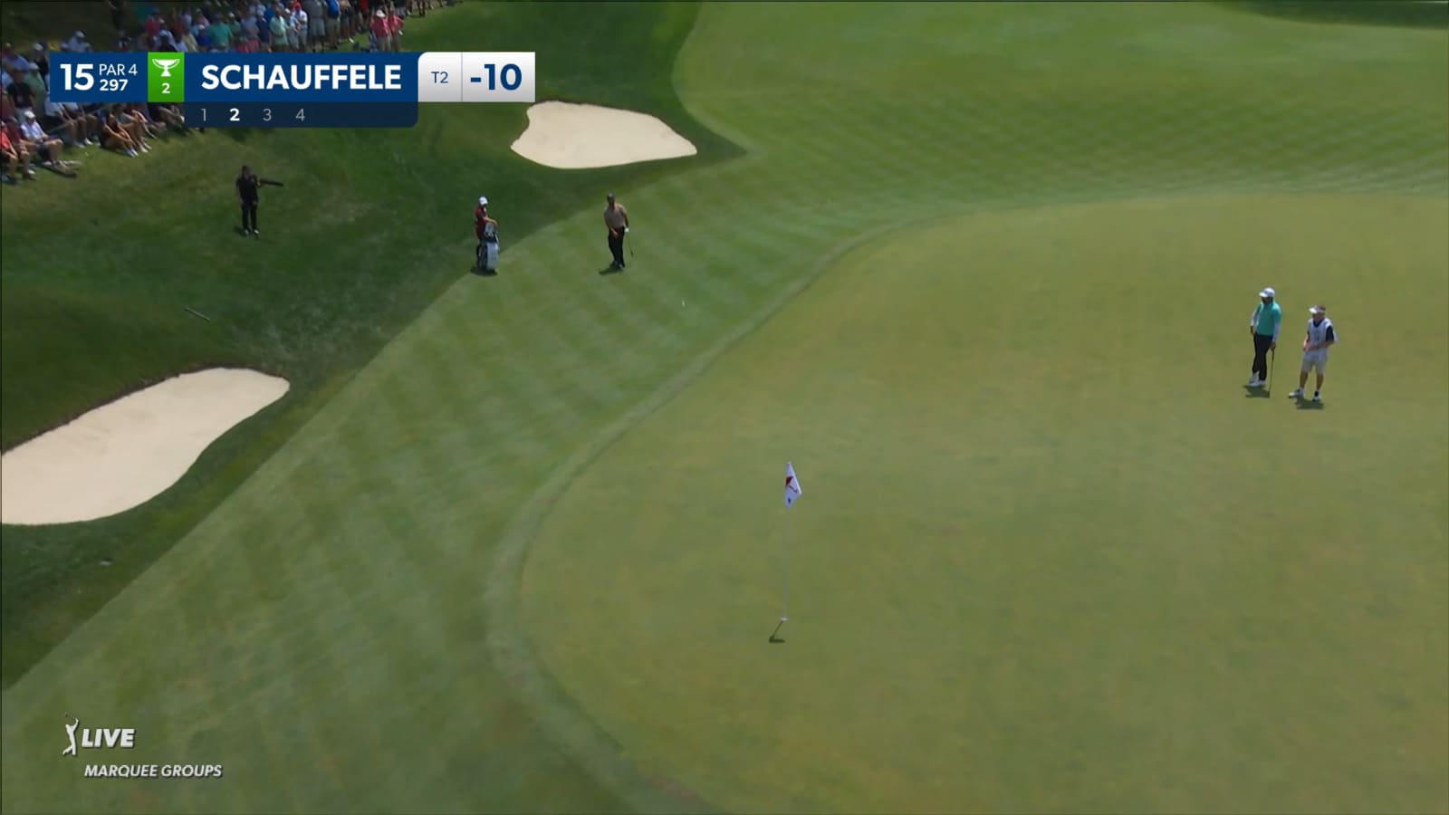 Xander Schauffele's nice chip leads to birdie at Travelers