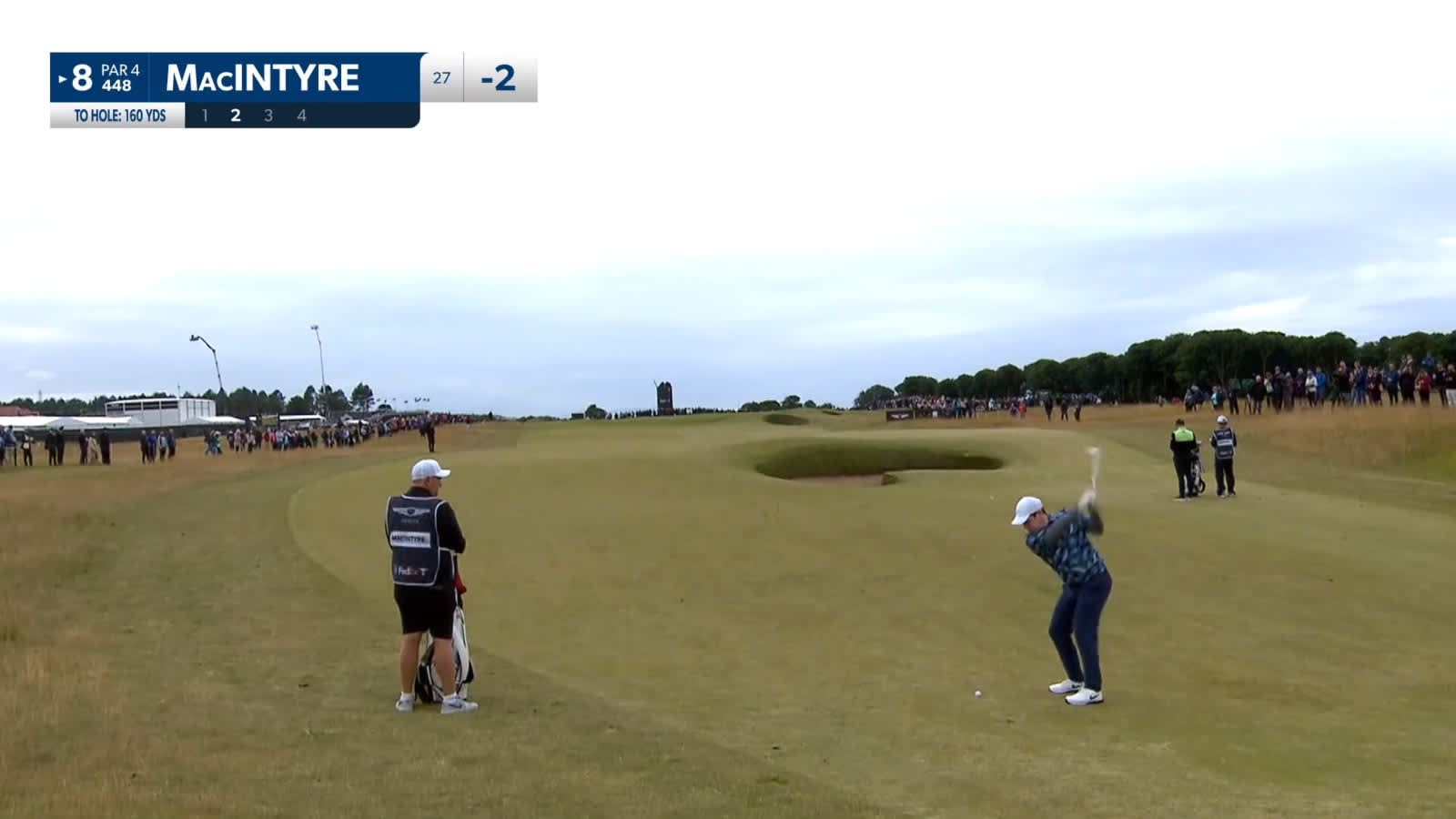 Robert MacIntyre rolls in putt for birdie at Genesis Scottish Open