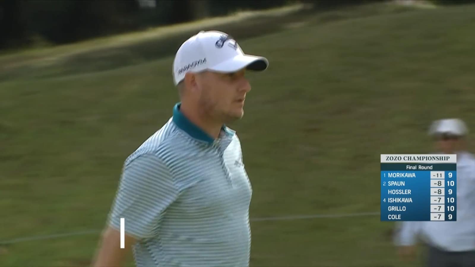 Emiliano Grillo rolls in birdie putt at ZOZO CHAMPIONSHIP