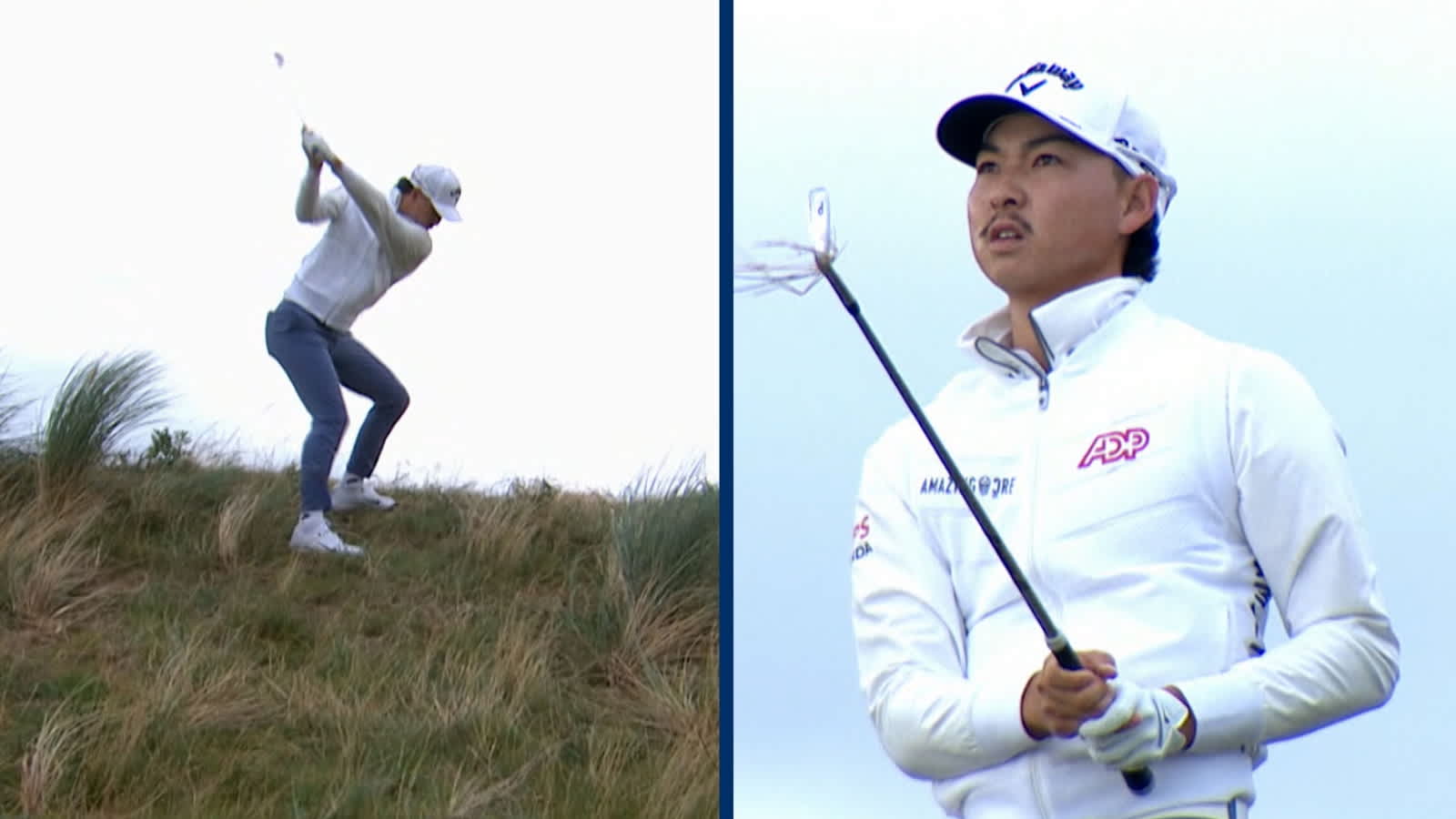 Bunkers, slopes and winds: Unique shots from the Genesis Scottish Open