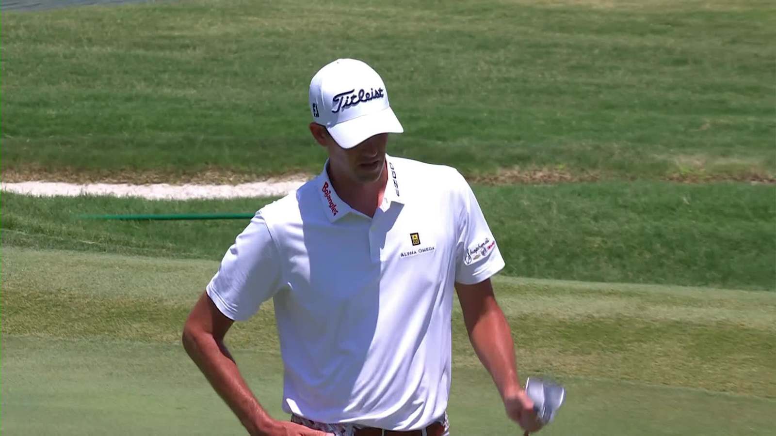 Chesson Hadley makes birdie on No. 18 at AT&T Byron Nelson