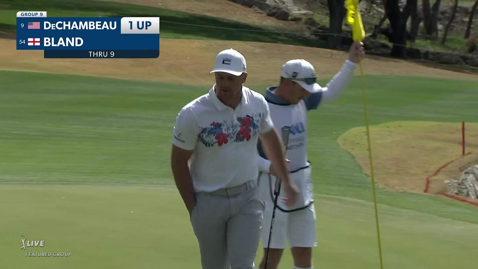 Bryson DeChambeau makes birdie on No. 9 at WGC-Dell Match Play