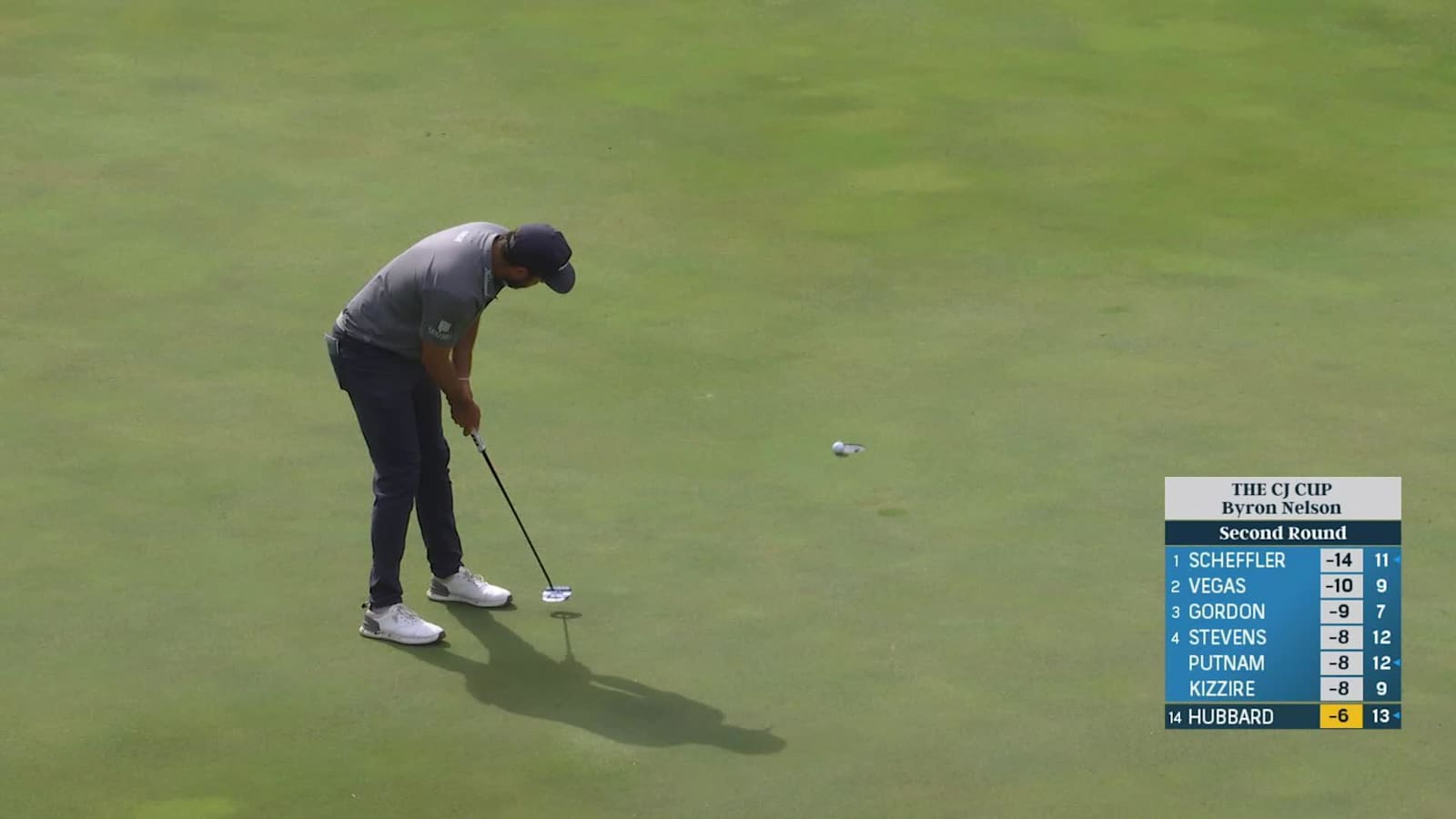 Mark Hubbard makes birdie on No. 4 at THE CJ CUP