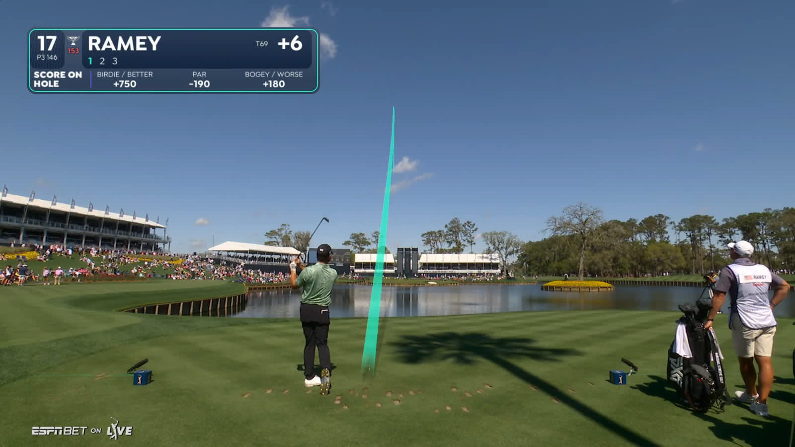 Chad Ramey nearly aces No. 17 at THE PLAYERS