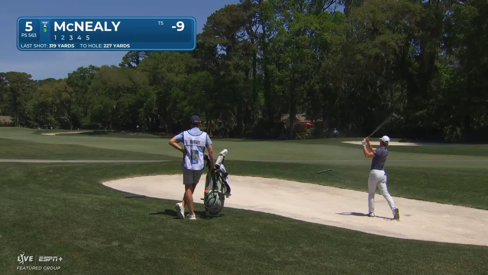 Maverick McNealy makes birdie at RBC Heritage