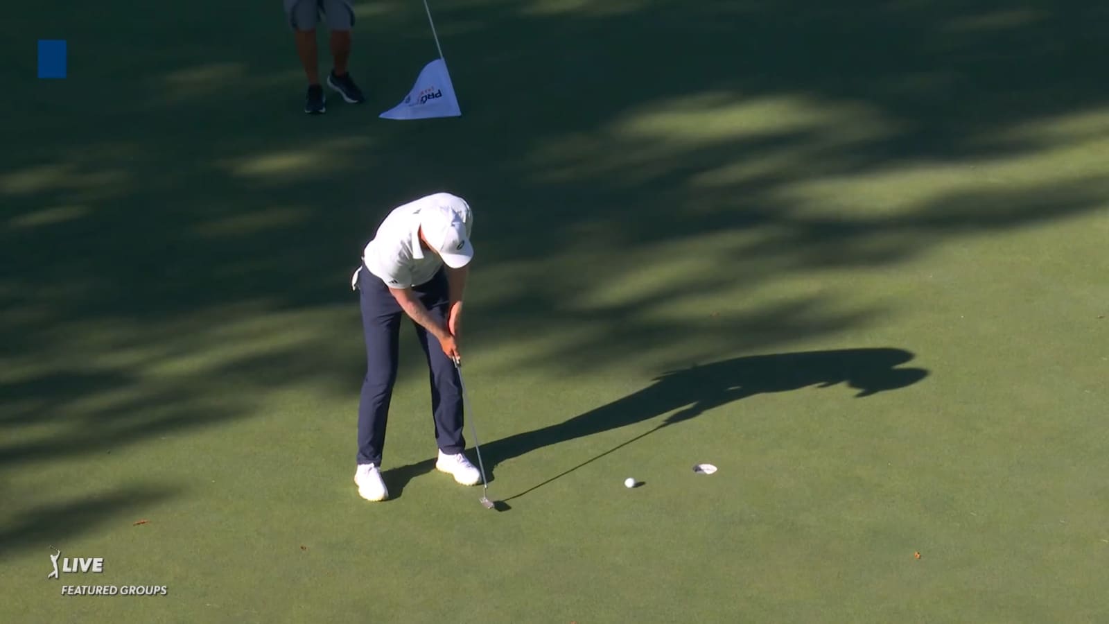 Daniel Berger puts in birdie putt at Procore