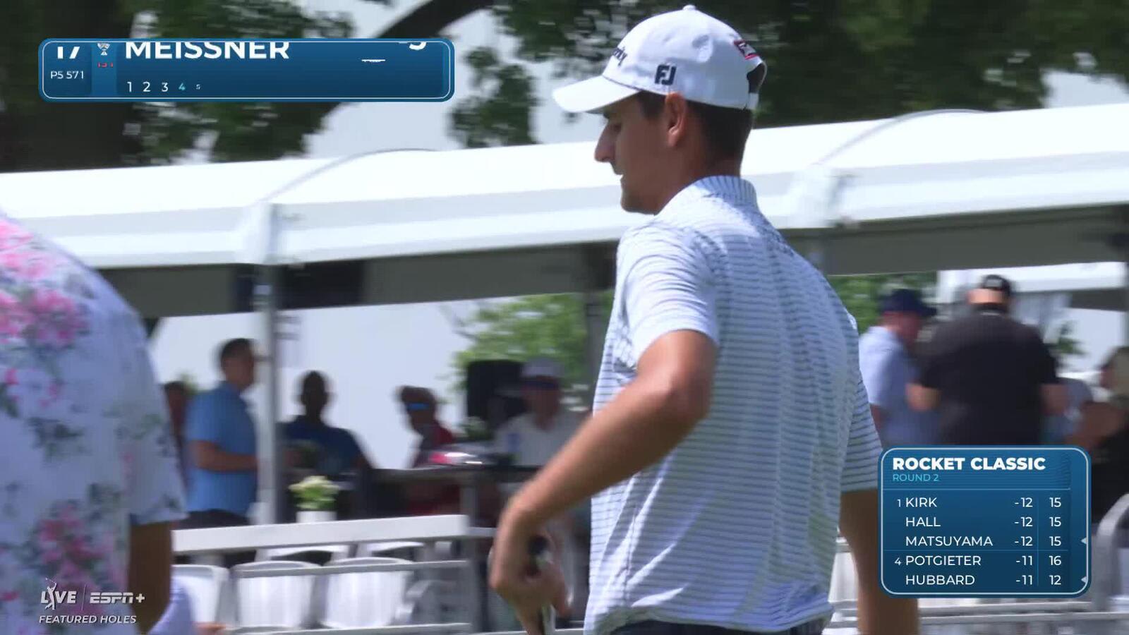 Mac Meissner makes birdie on No. 17 at Rocket Classic