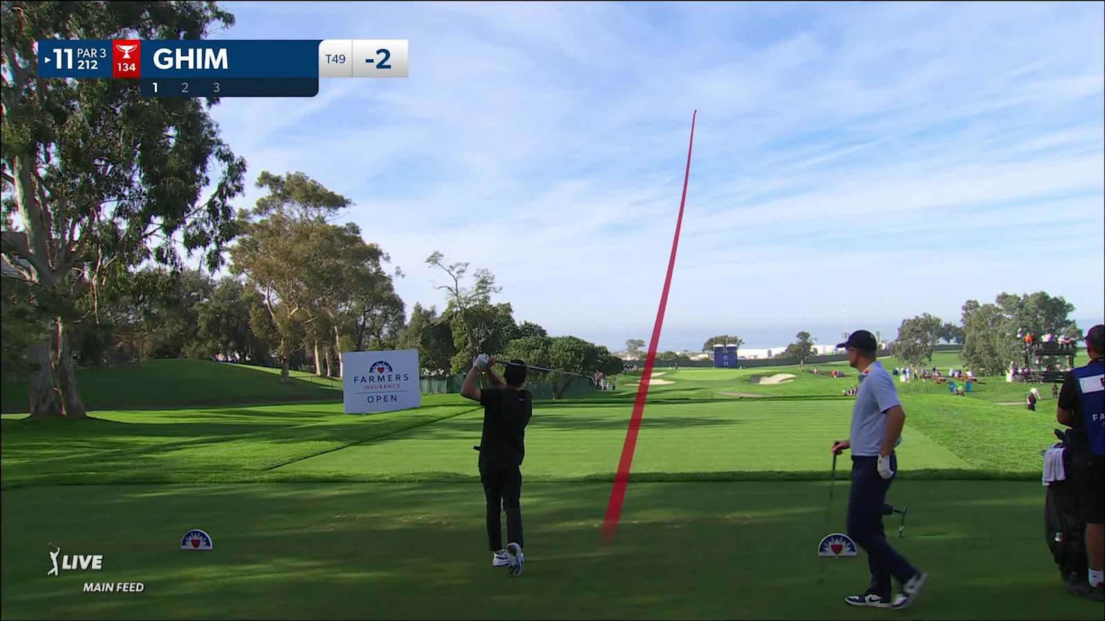 Doug Ghim uses nice tee shot to set up birdie at Farmers