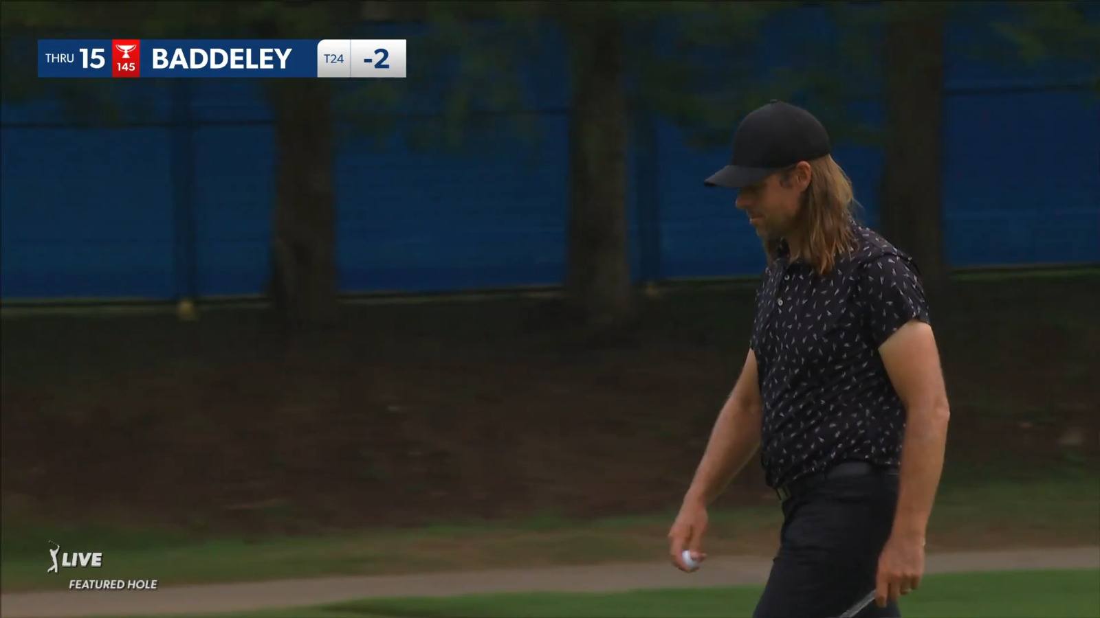 Aaron Baddeley makes birdie at Wyndham