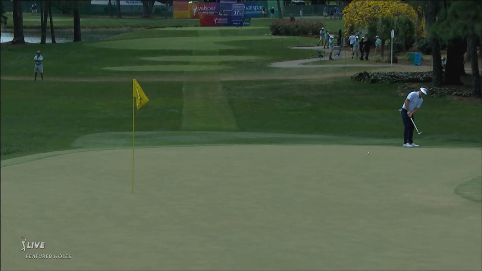 Cody Gribble rolls in 56-foot birdie putt at Valspar