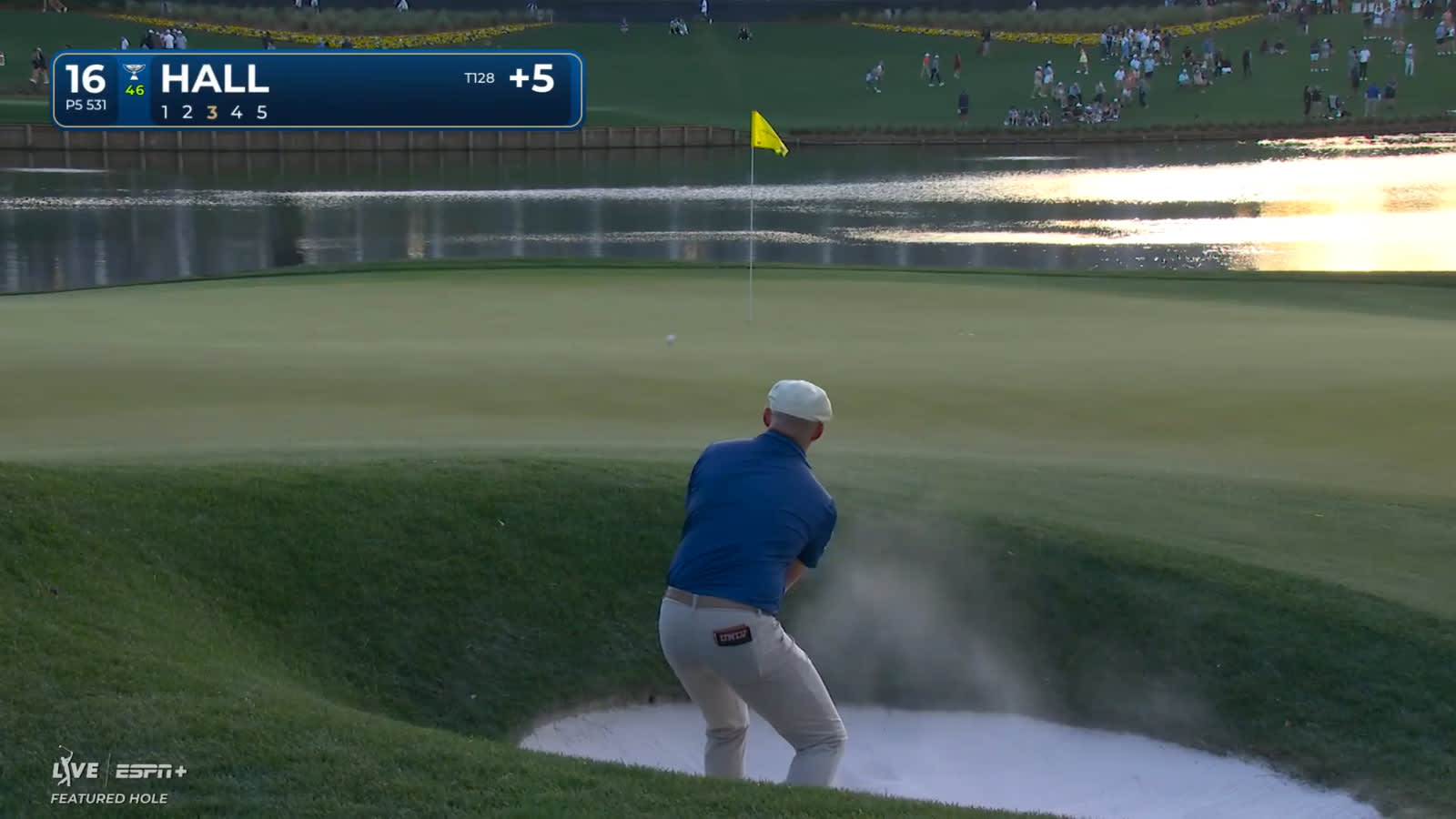 Harry Hall's bunker play leads to birdie at THE PLAYERS
