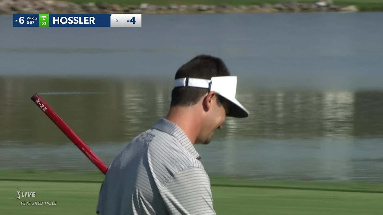 Beau Hossler makes birdie on No. 6 at Arnold Palmer