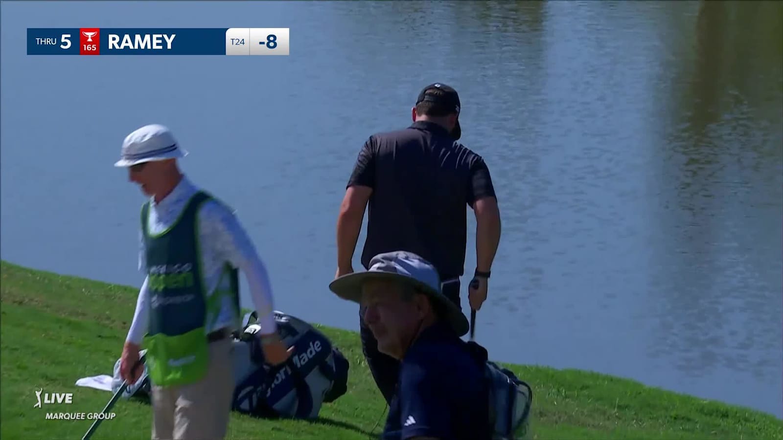 Chad Ramey holes out from bunker to birdie at Mexico Open