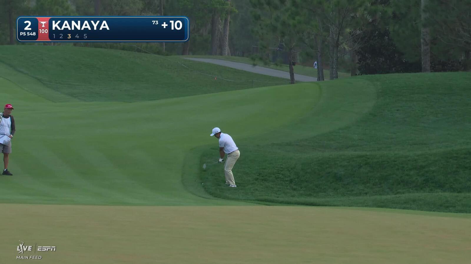 Takumi Kanaya sinks 10-foot birdie putt on No. 2 at THE PLAYERS