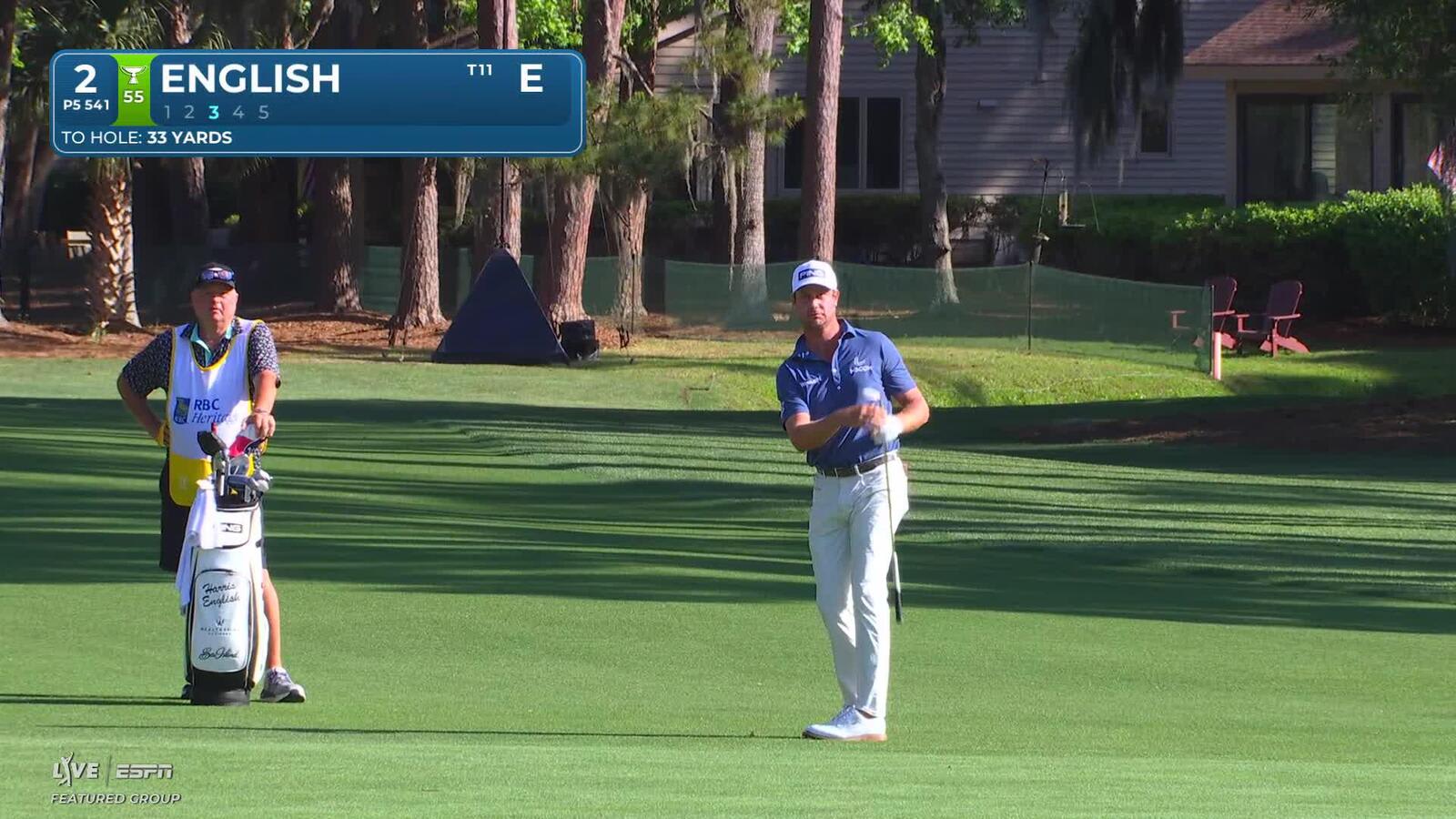 Harris English makes birdie on No. 2 at RBC Heritage