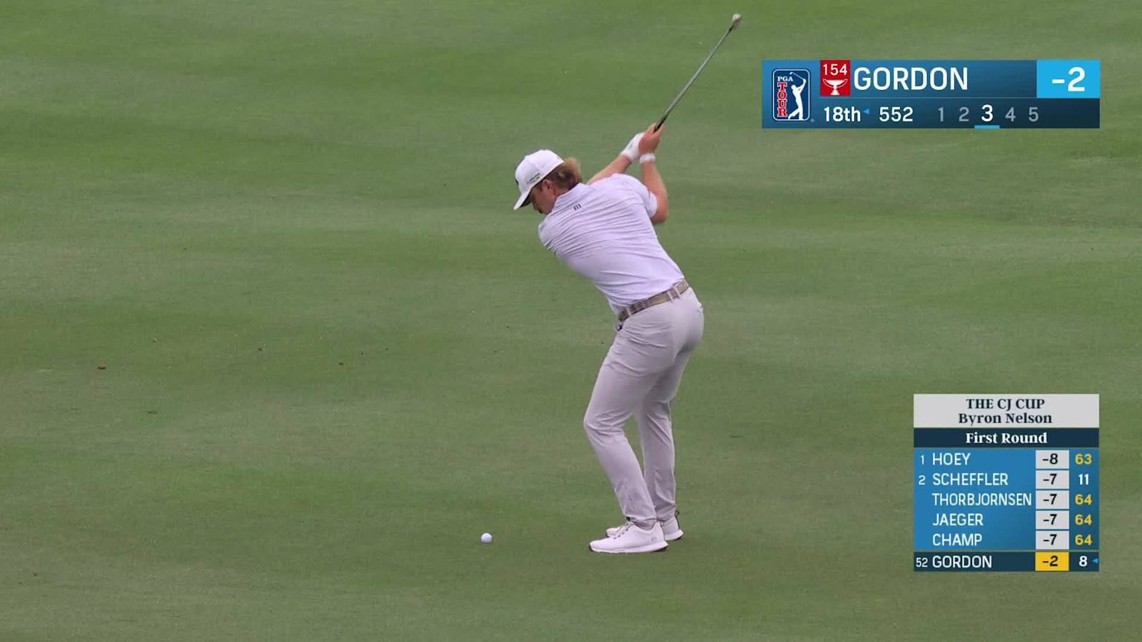 Will Gordon makes birdie on No. 18 at THE CJ CUP