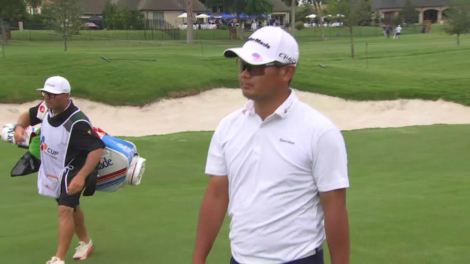 Ryo Hisatsune makes eagle putt on No. 9 at THE CJ CUP
