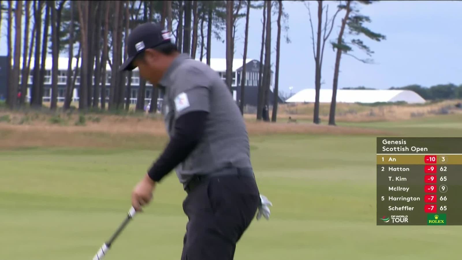 Byeong Hun An makes birdie on No. 3 at Genesis Scottish Open
