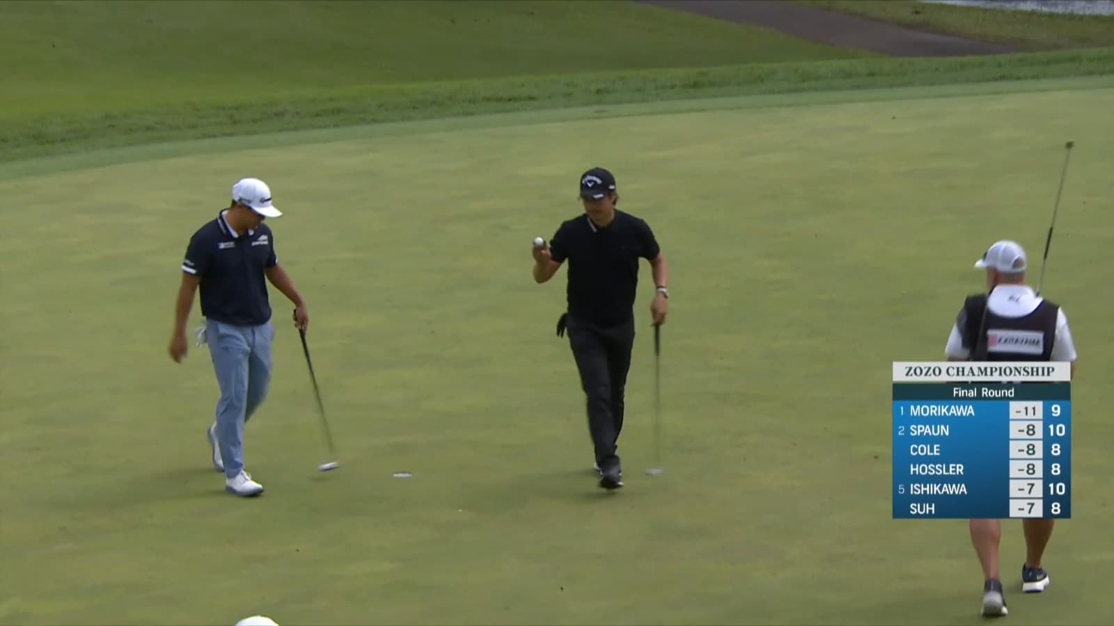 Ryo Ishikawa dials-in approach setting up birdie at ZOZO CHAMPIONSHIP