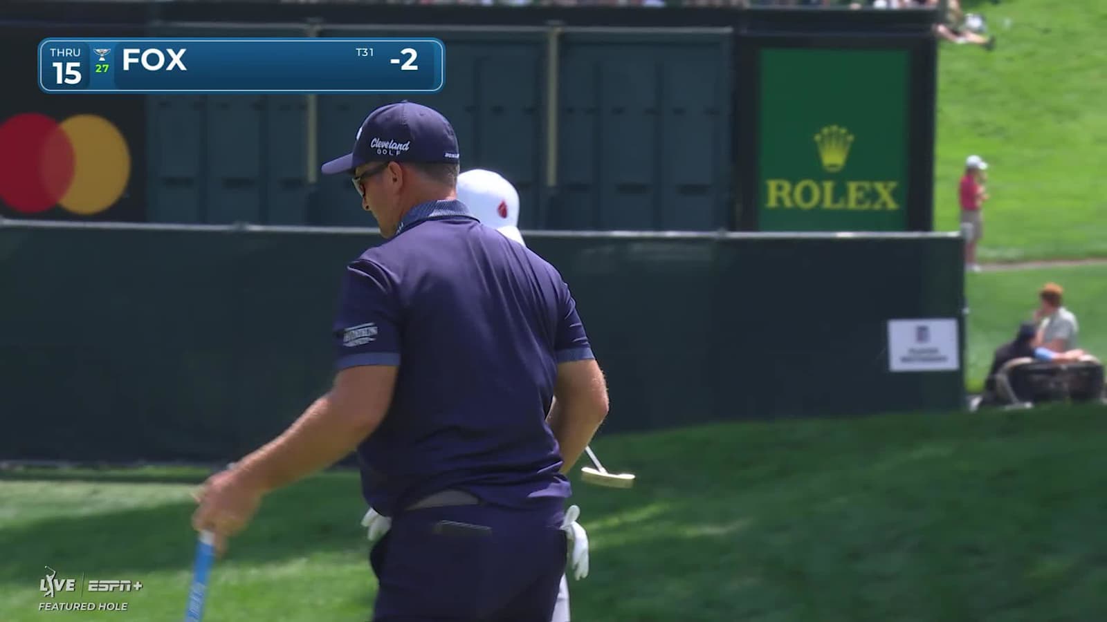 Ryan Fox makes birdie on No. 15 at Travelers