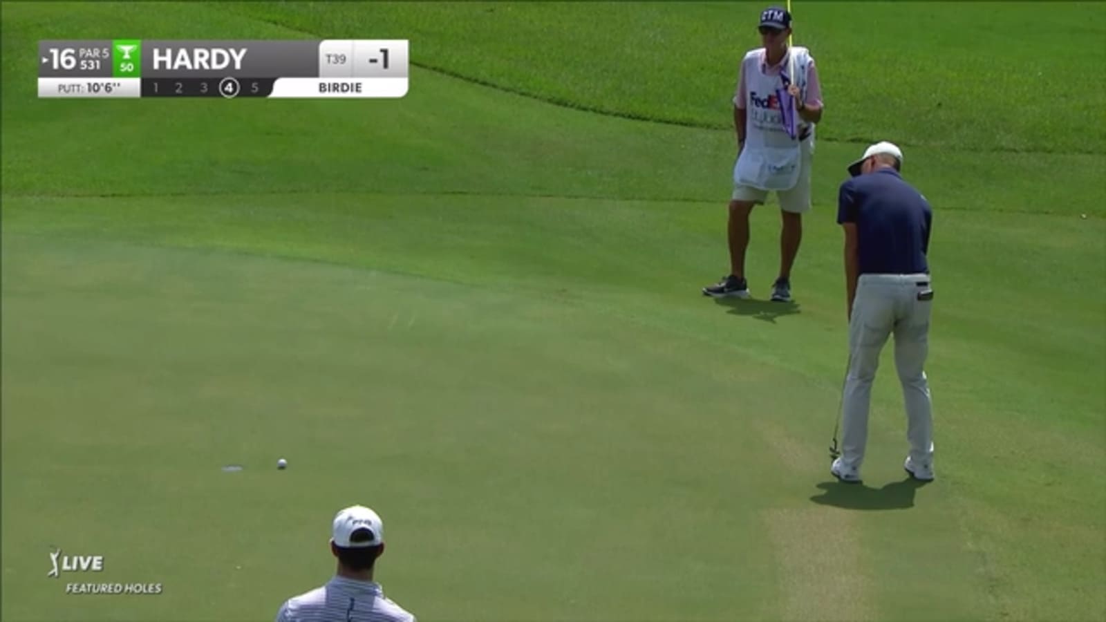 Nick Hardy makes 10-foot birdie at FedEx St. Jude