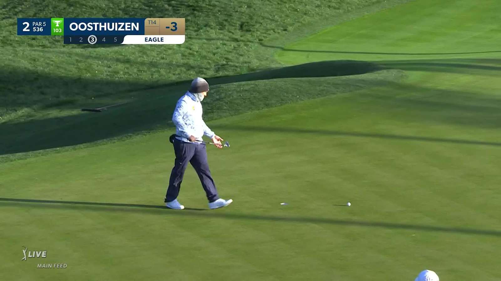 Louis Oosthuizen's close fairway wood approach and birdie at THE PLAYERS