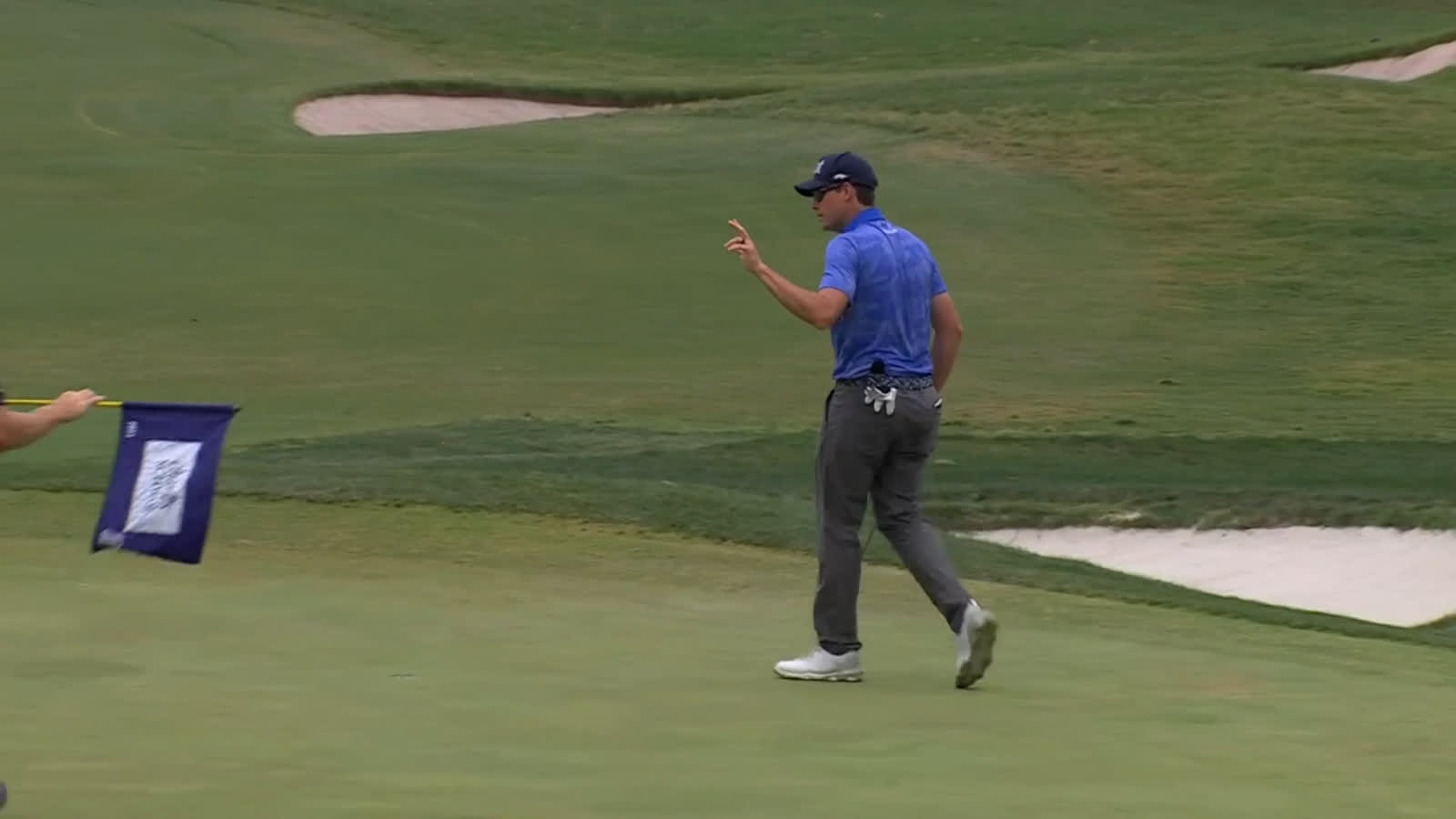 Adam Schenk makes birdie at Charles Schwab