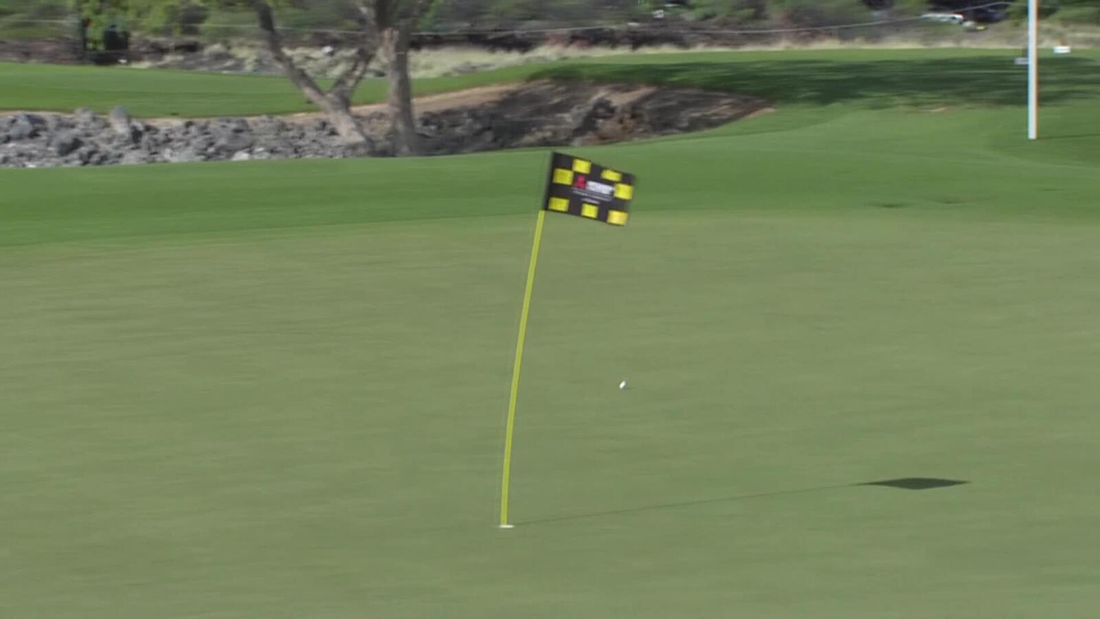 Freddie Jacobson makes birdie on No. 10 at Mitsubishi Electric Championship at Hualalai