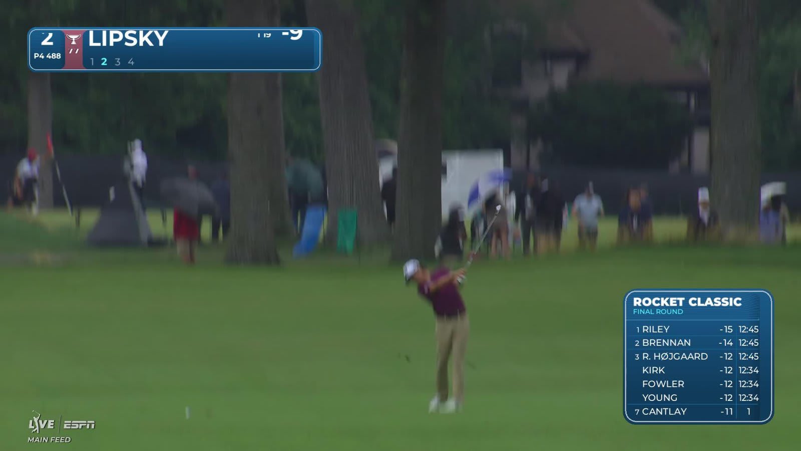 David Lipsky's 188-yard approach sets up birdie on No. 2 at Rocket Classic