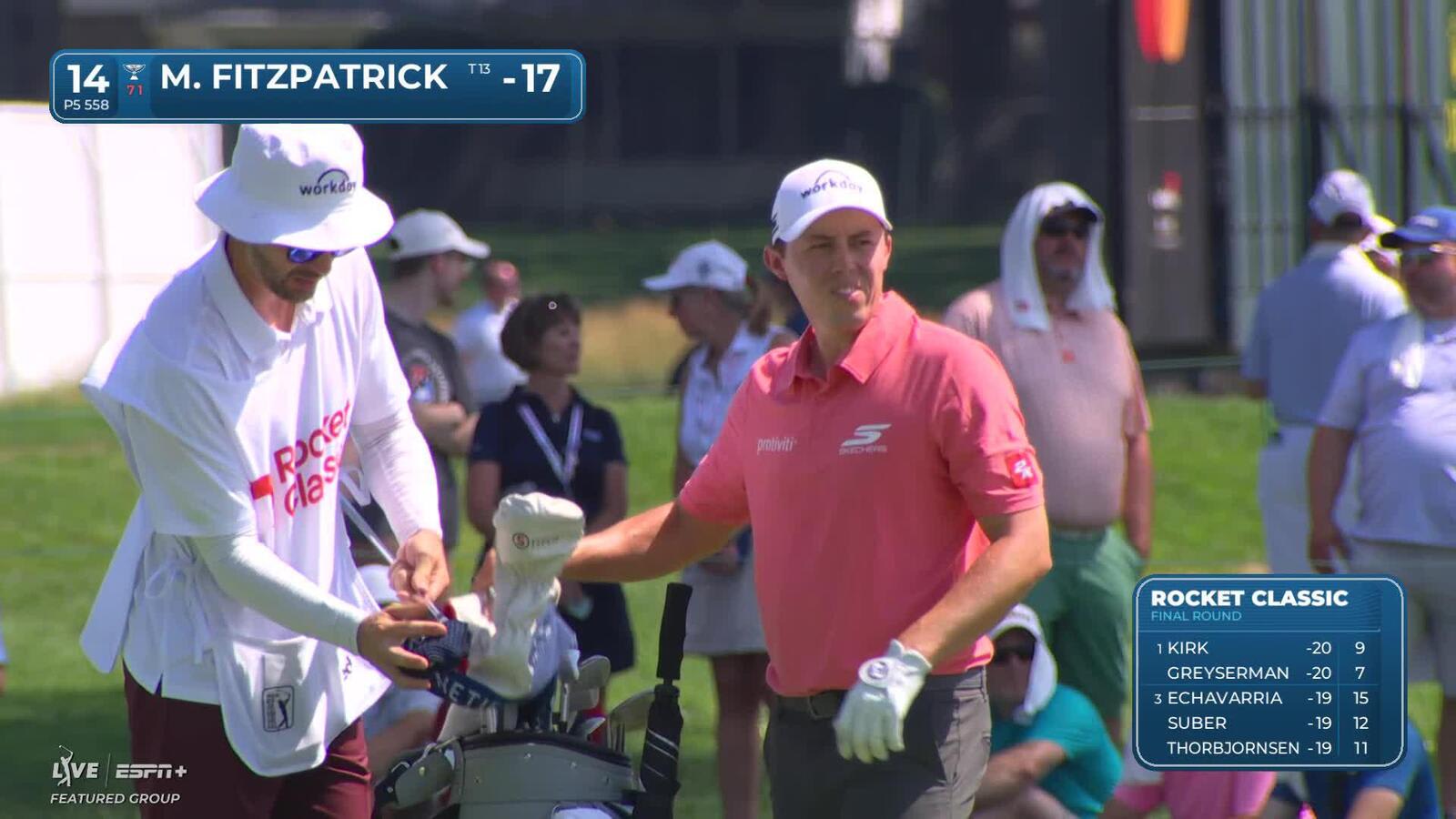 Matt Fitzpatrick reaches in two to set up clutch birdie at Rocket Classic