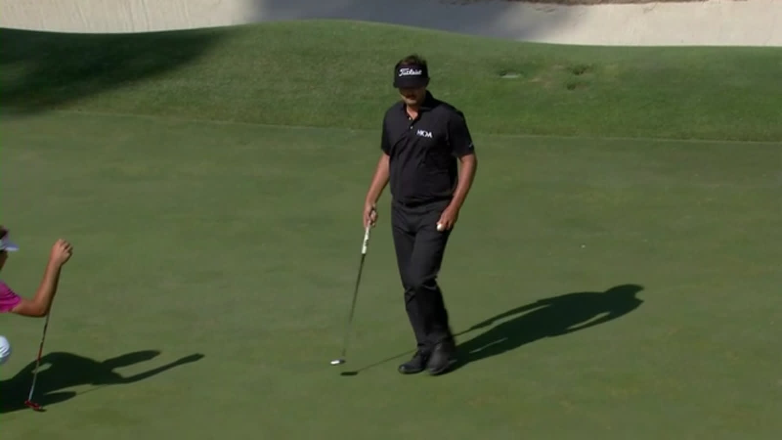 Hank Lebioda sends in birdie at Fortinet Championship