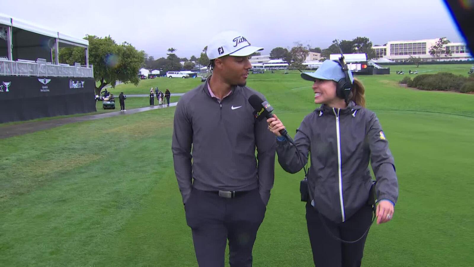 Danny List mic’d up during Round 1 of The Genesis Invitational