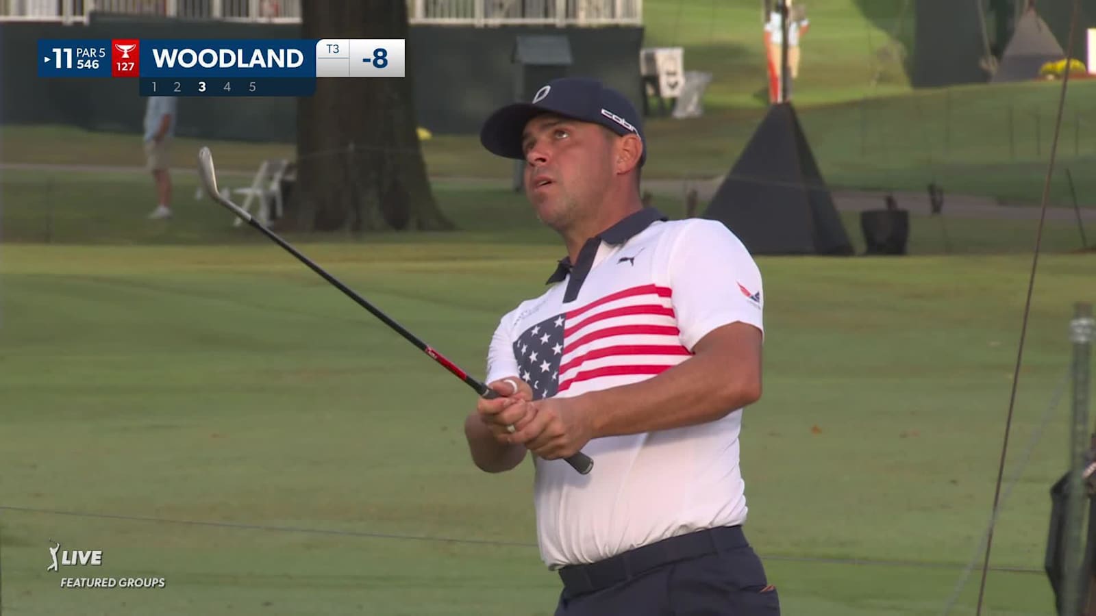 Gary Woodland's excellent flop shot leads to tap-in birdie at Sanderson Farms