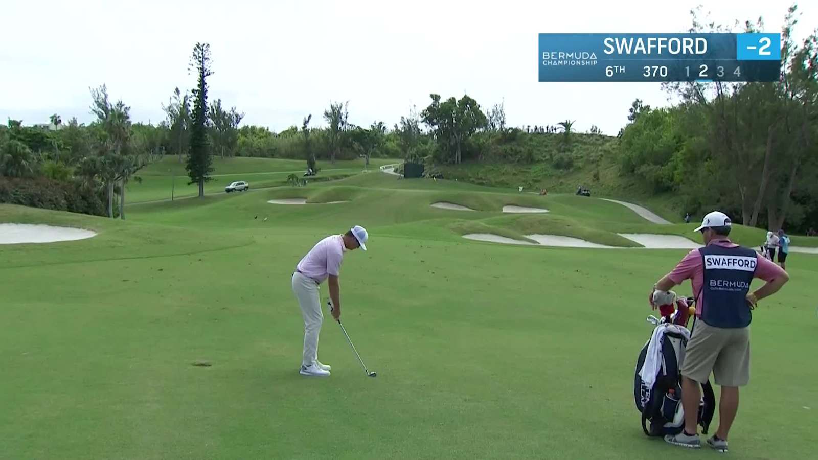 Hudson Swafford sticks approach to set up birdie at Bermuda 