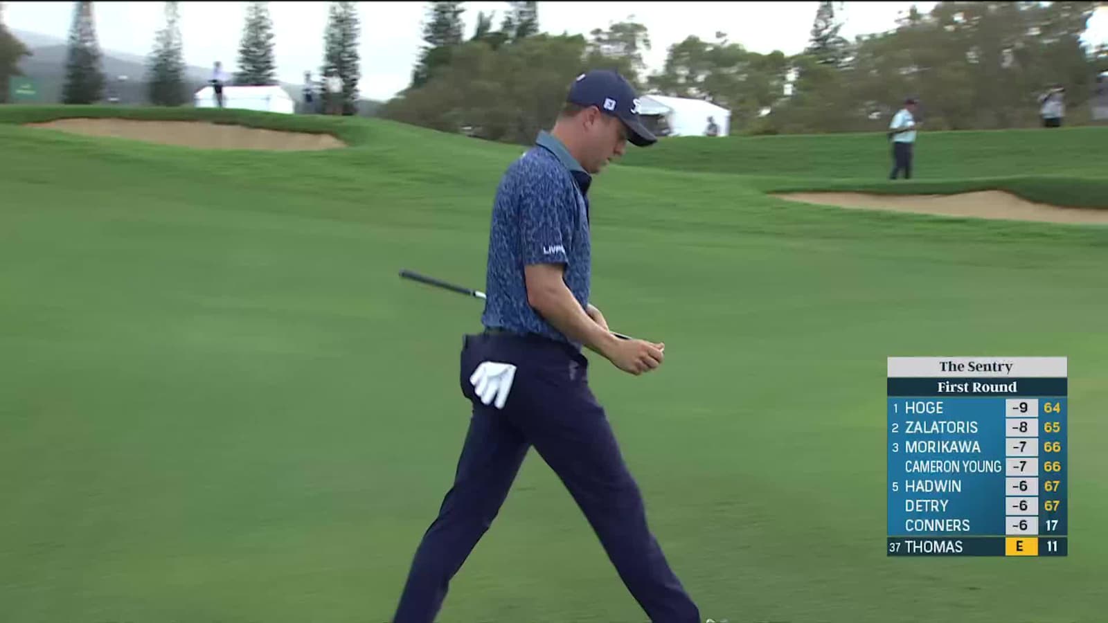 Justin Thomas judges distance well with chip and birdies at The Sentry