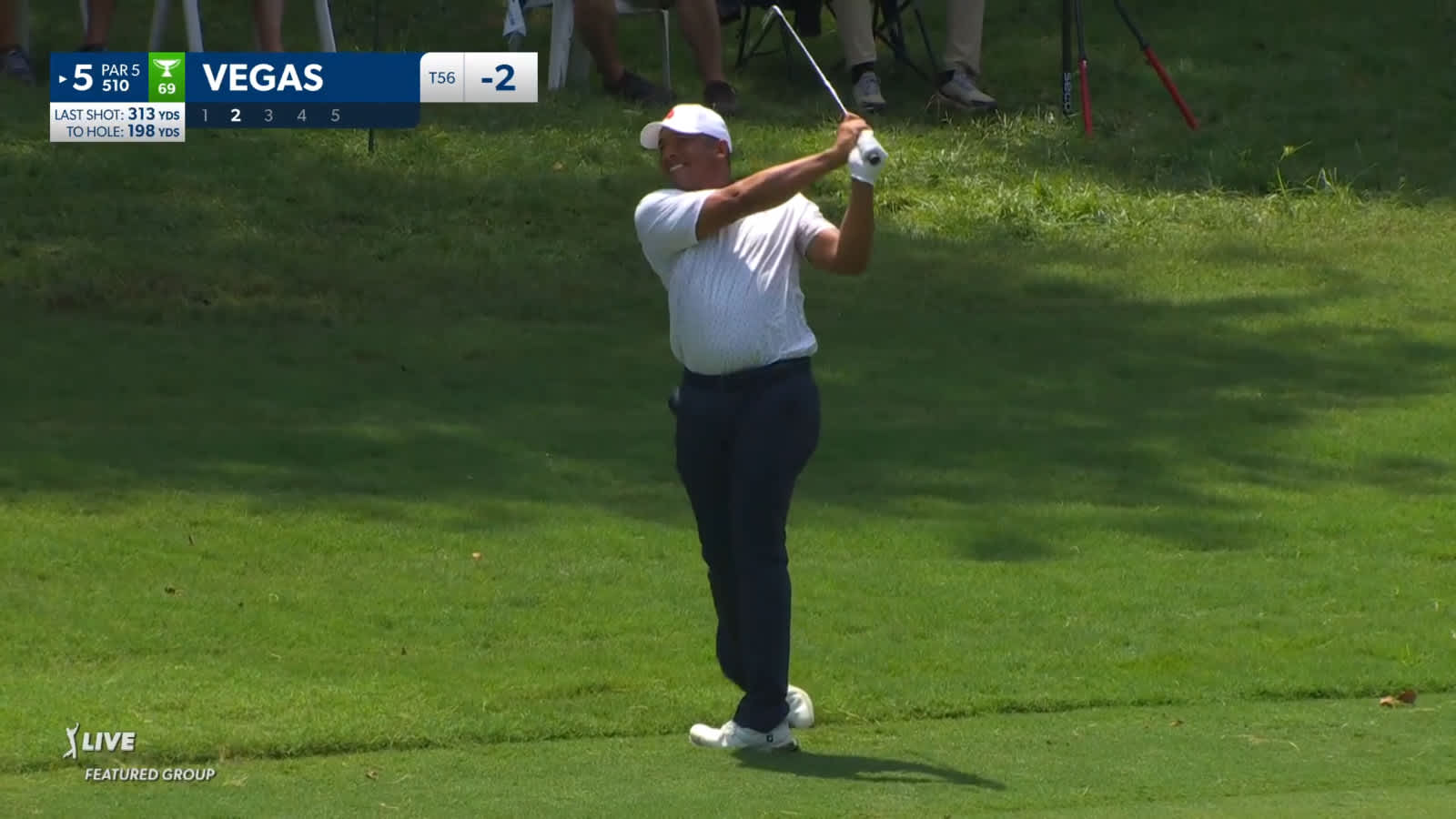 Jhonattan Vegas' amazing chip sets up birdie at Wyndham