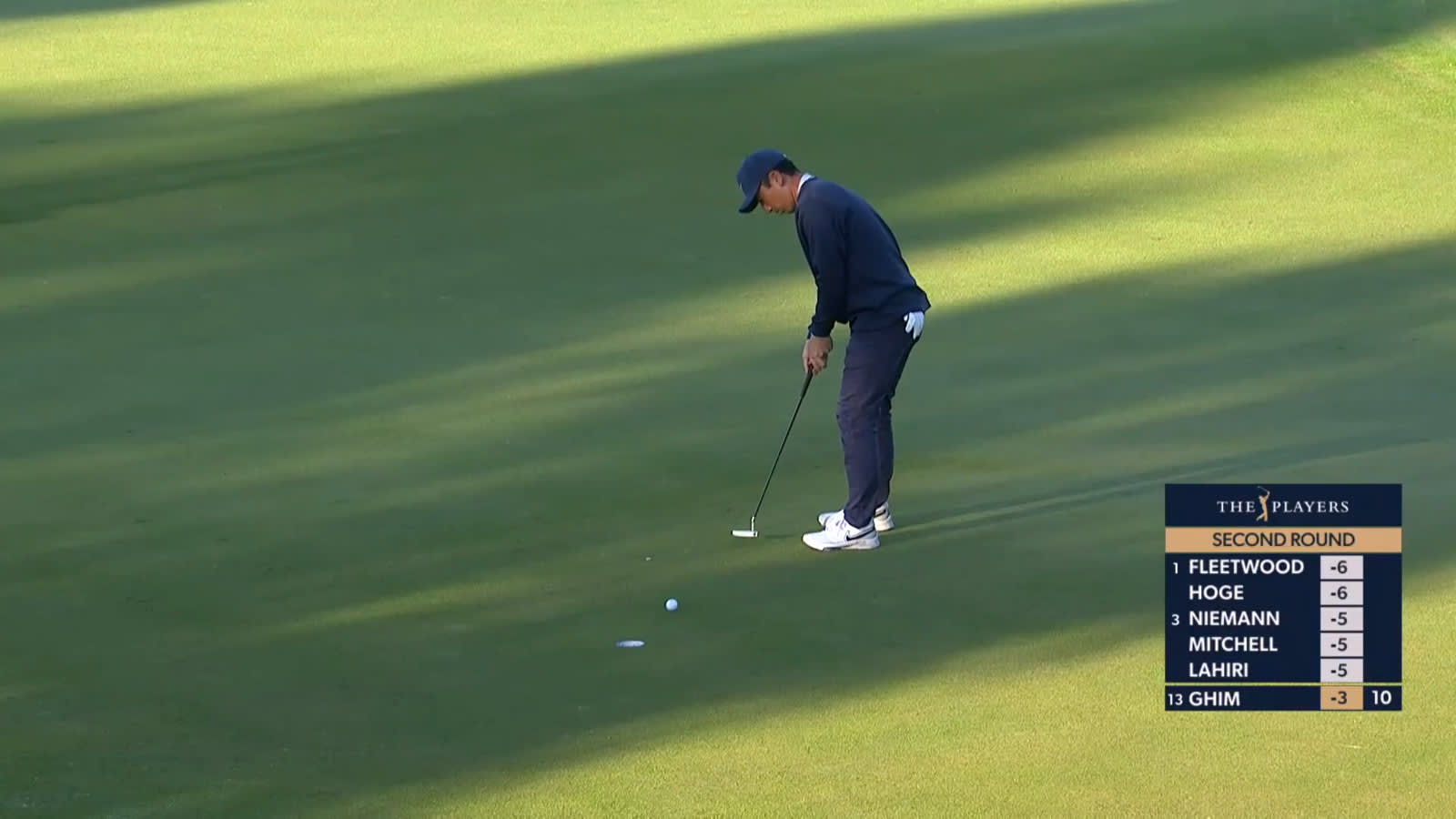 Doug Ghim makes short birdie putt at THE PLAYERS