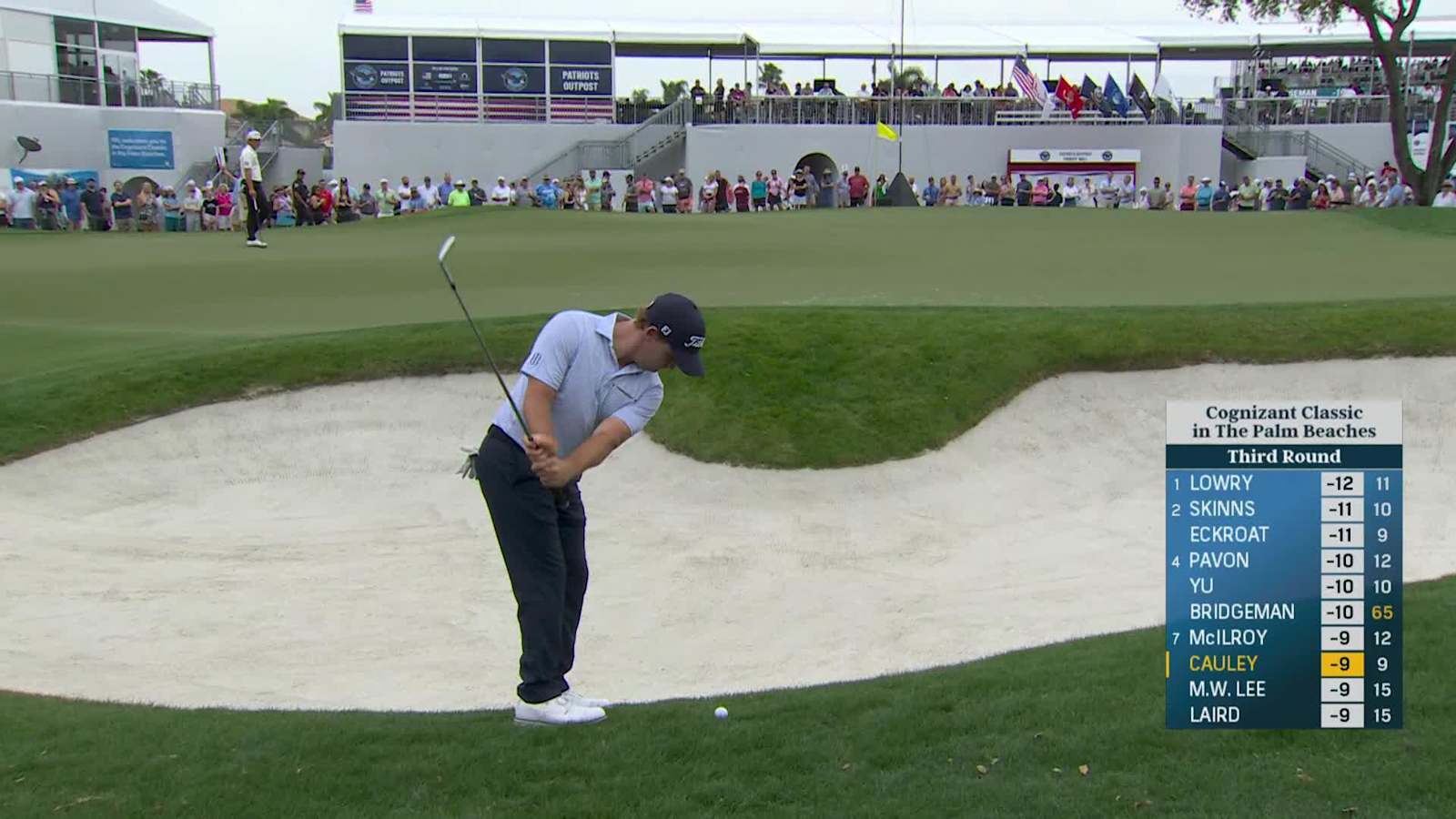 Bud Cauley gets up-and-down for birdie at Cognizant Classic