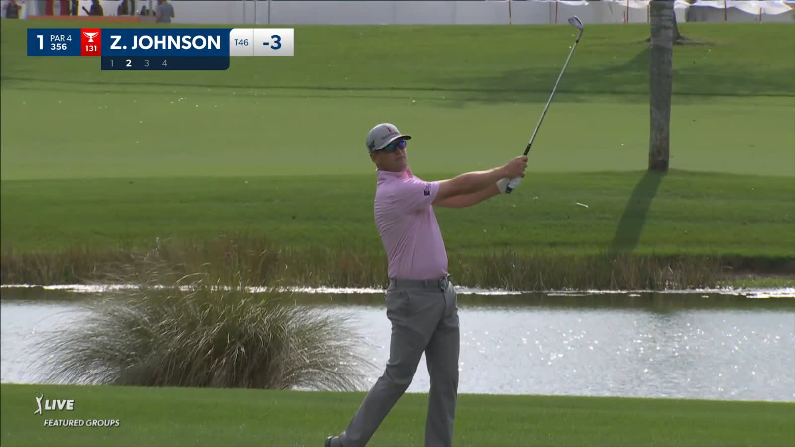 Zach Johnson makes nice putt for birdie at Cognizant Classic