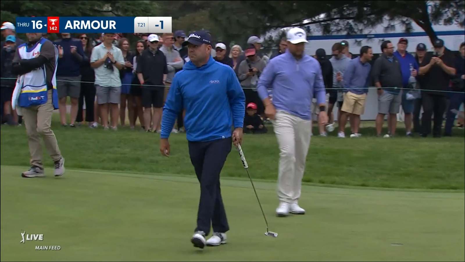 Ryan Armour spins back approach shot to 4-feet at RBC Canadian