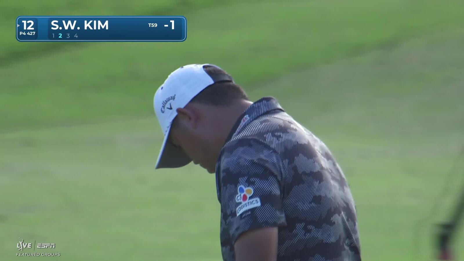 Si Woo Kim hits 125-yard approach to 5 feet, sets up birdie on No. 12 at Sony Open