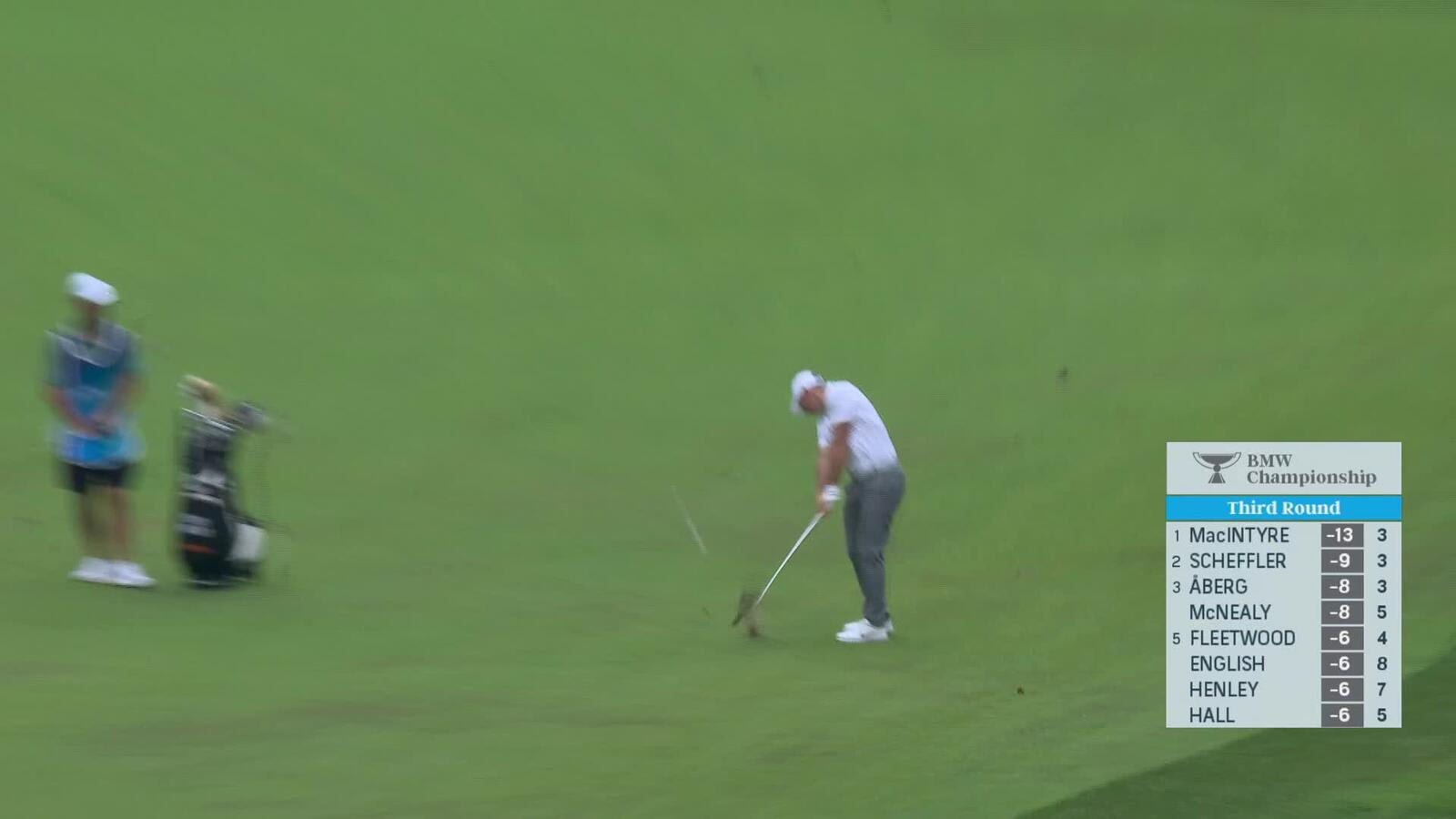 Rory McIlroy nearly aces at BMW Championship