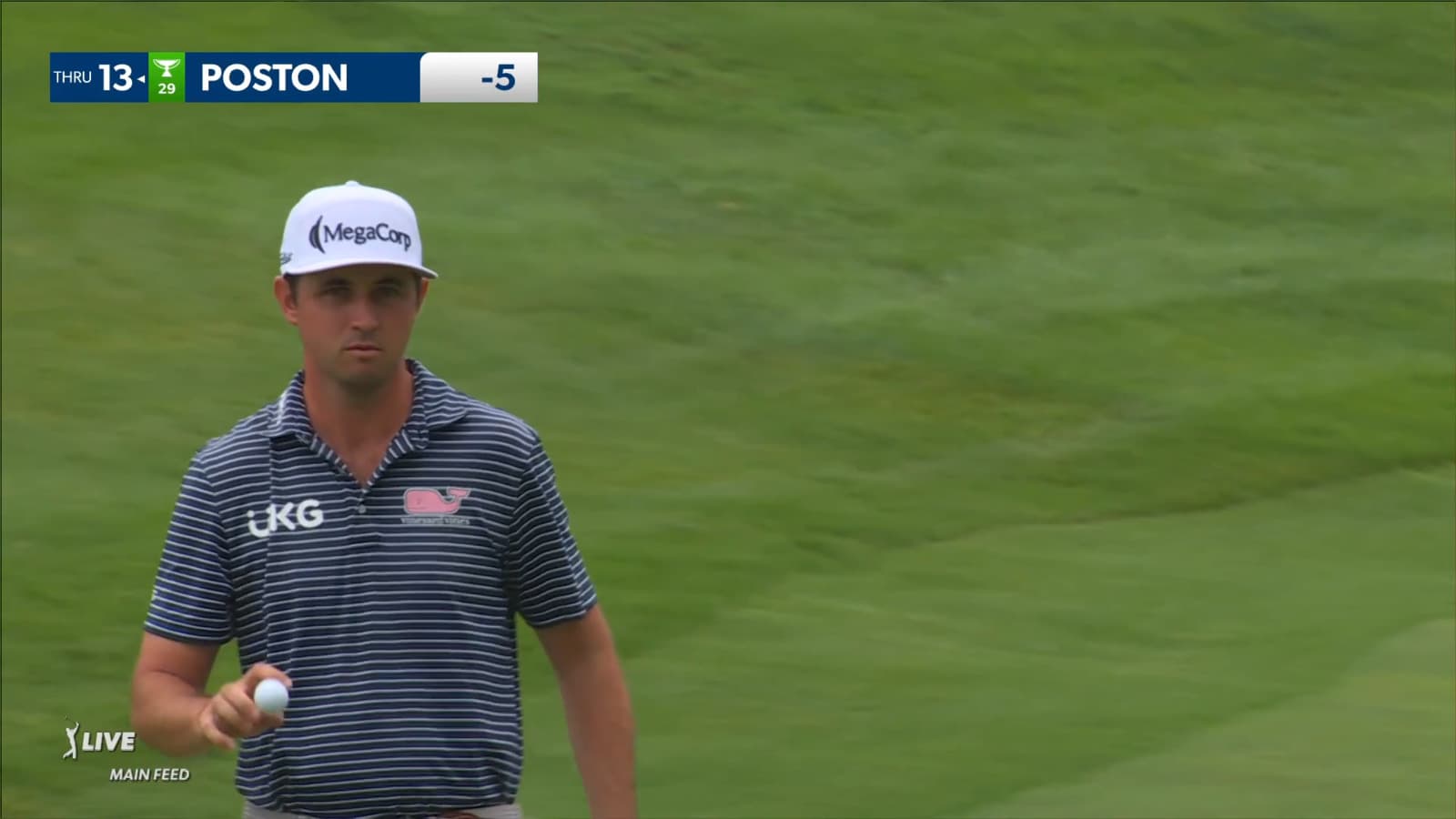 J.T. Poston's approach to 9 feet leads to birdie at John Deere