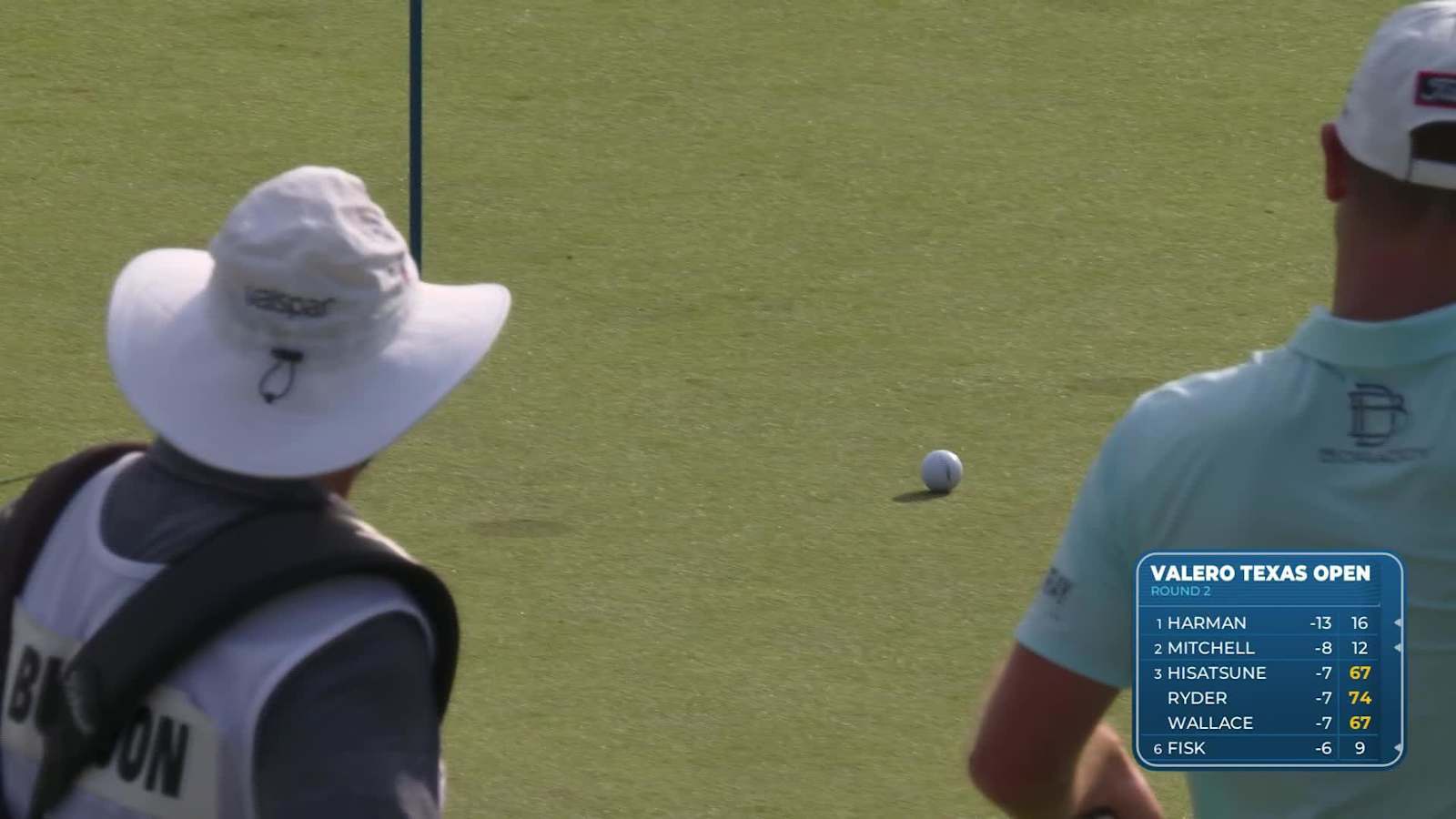 Martin Laird makes birdie on No. 18 at Valero
