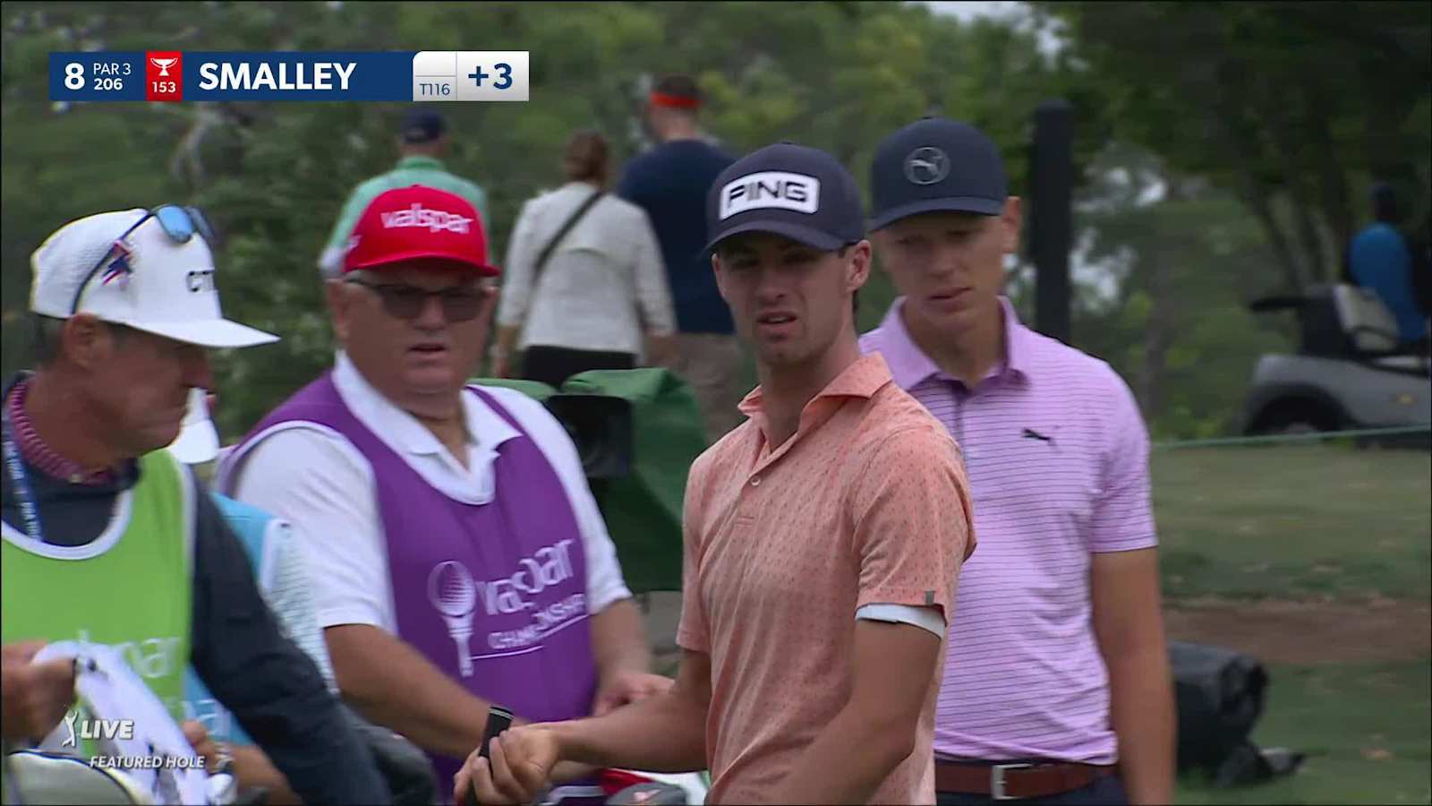 Alex Smalley nearly aces No. 8 at Valspar