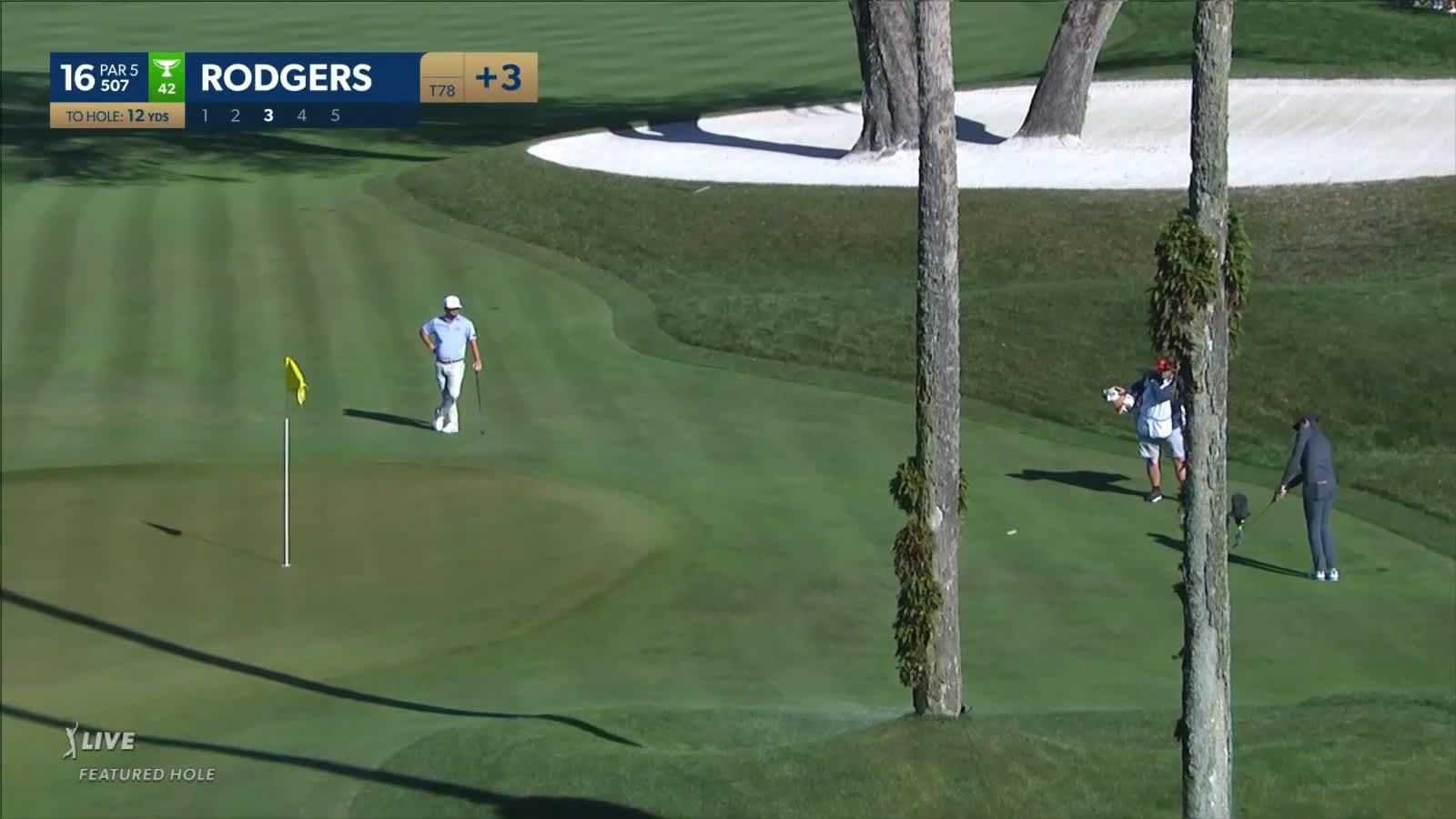 Patrick Rodgers chips it close to set up birdie at THE PLAYERS