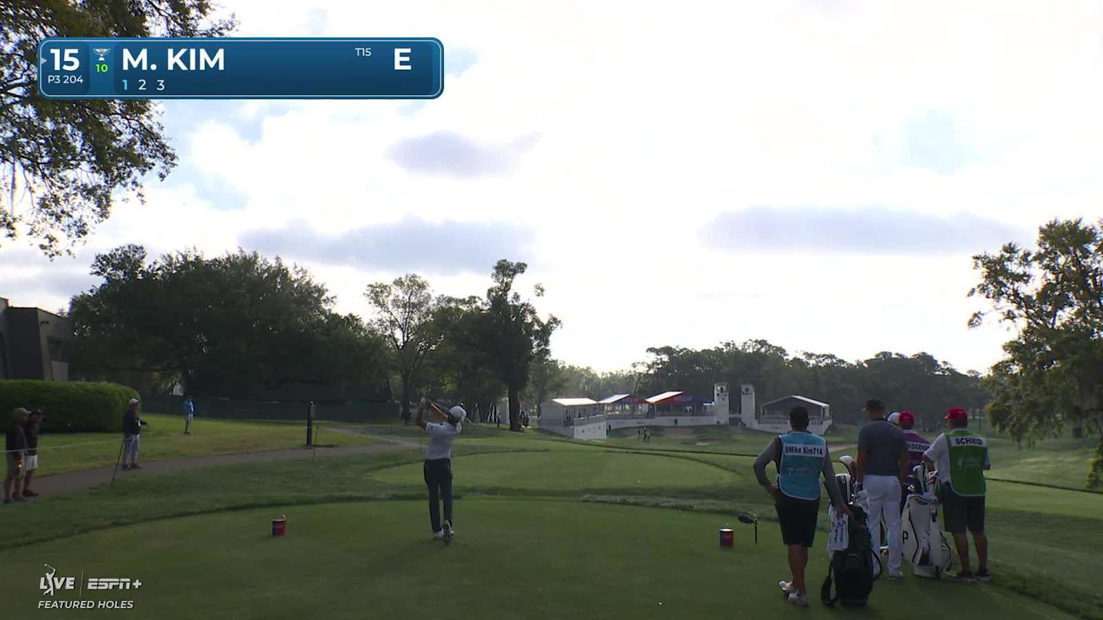 Michael Kim's tee shot sets up birdie at Valspar