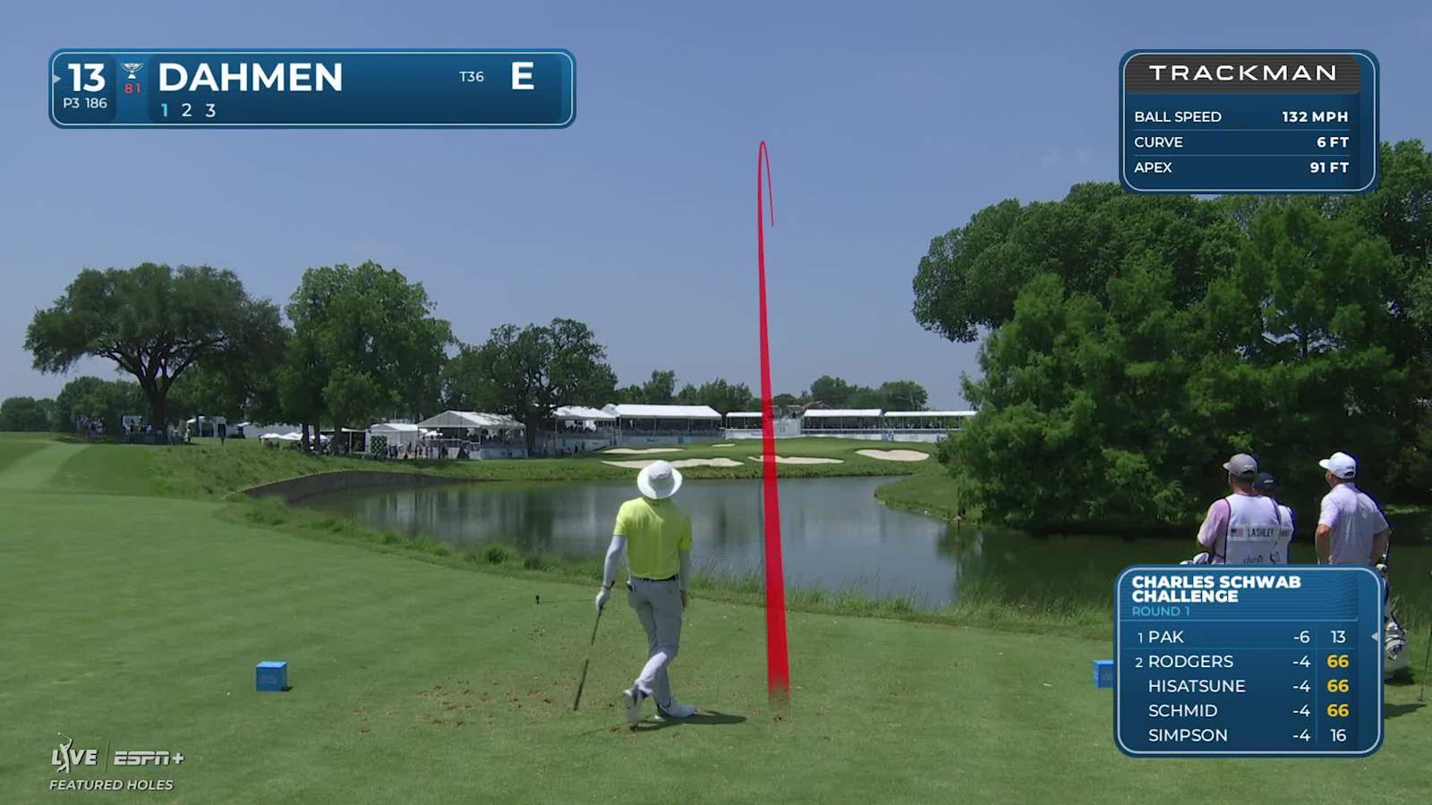 Joel Dahmen rips back incredible hole-in-one at Charles Schwab