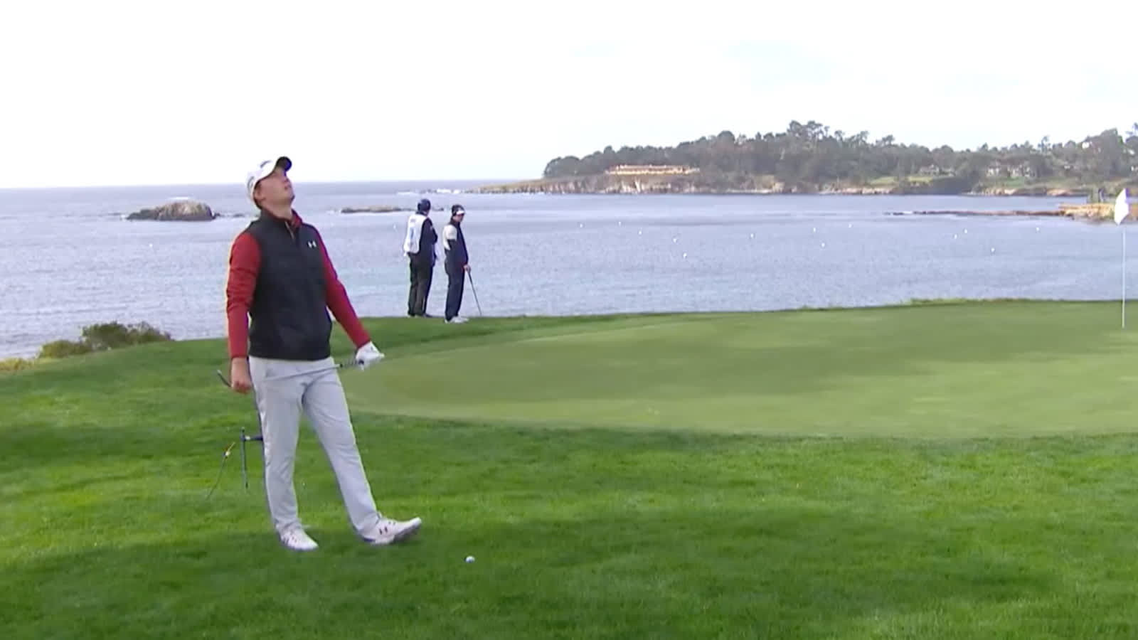 Maverick McNealy's ruling during Round 3 at AT&T Pebble Beach